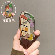緬甸料冰種翡翠烏雞戒指 A貨玉石戒圈水墨山水意境指環油黑玉尾戒 - 冰種藍水翡翠竹節款戒圈18MM