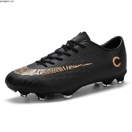 [Ready stock]32-43 Men Soccer Shoes Children FG Football Boots Women Soccer Boots