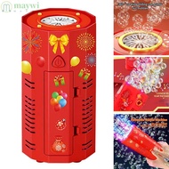 MAYWI Electric Bubble|Electric Colorful Lights Fireworks Bubble|Fashion Red Fireworks Sound Automati