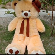 JUMBO 90cm teddy bear scarf hat palm doll plushie