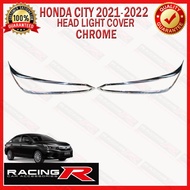City 2021 to 2022 Head Light Cover Chrome Garnish ( headlight hlc ) ( Honda Car Accessories)