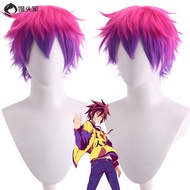 Trang Phục Cosplay Rainbow White Shiro No Game No Life Touhou Kawaii Cosplay Wig Trang Phục Người Hù