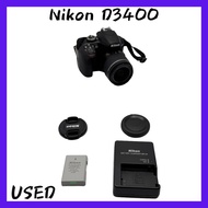 [Direct from Japan] Nikon D3400 Digital SLR Camera with AF-P 18-55 VR Lens Kit, Black (D3400LKBK)