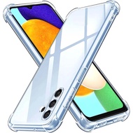 NEW Clear Case For Samsung Galaxy A15 A25 A35 A55 A24 A23 A13 A33 A53 A73 A14 A34 A54 A12 4G 5G A50 A70 A50S A04 A52 A72 A05 A05S Thick Shockproof Soft Silicone Phone Cover