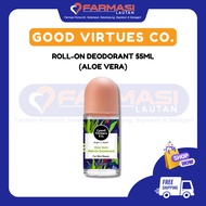 GOOD VIRTUES CO. (GVC) ALOE VERA ROLL-ON DEODORANT 55ML