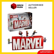 LEGO SUPER HEROES 76313 MARVEL Logo & Minifigures Building Set Toys (931 Pieces)
