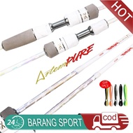 Artemis Pure Flshing Casting Rod Joran udang Pancing Spinning Rod UL Fishing Rod 1.5m - 1.98m Carbon