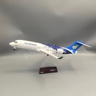 With Light 47cm Laos Airlines C909 Passenger Aircraft Model Simulation Assembly Decoration Gift Lao 