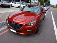 【FB搜尋桃園阿承】馬自達 超人氣MAZDA3 2015年 2.0 紅色 二手車 中古車