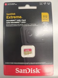 SanDisk Extreme 512GB microSDXC UHS-I 讀寫卡