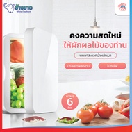 ตู้เย็นมินิ refrigerator 6L ถูก ตู้เย็นเก็บเครื่องสำอาง ตู้เย็นmini ตู้เย็นในรถยนต์ ตู้เย็นจิ๋ว ตู้เย็นเล็ก ใช้ได้ในรถยนต์และบ้าน ร้อนและหนาว