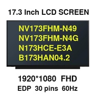 N173HCE-E3B fit B173HAN04.3 NV173FHM-N4C NV173FHM-N46 NV173FHM-N49 NV173FHM-N4G N173HCE-E3A B173HAN0