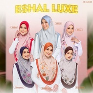 Az Clover Eshal Luxe Tudung Sarung|Tudung|Tudung Sarung Labuh|Hijab|Tudung Sarung Corak Free Size M L