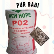 PUR / VOER BABI / NEW HOPE PAKAN AYAM BABI BEBEK KELINCI DAN LAINNYA 500GRAM