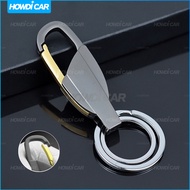 Simple Car keychain Alloy keychain with 2 Rings