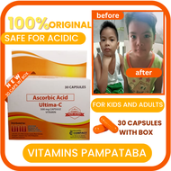 Ultima C Pampataba na Vitamins 30capsules with box Ascorbic Acid Non Acidic Vitamins for kids and ad