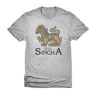 SINGHA BEER T SHIRT GOLD EDITION ON เสื้อยืด คอกลม เบียร์สิงห์ นักดื่ม เสื้อคุณภาพ  กรุณาตรวจสอบขนาด