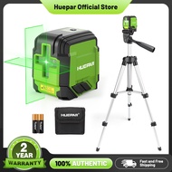 Huepar Laser Level with Tripod 98Ft Green Self Leveling Cross Line Laser Accurate Measuring Leveler 