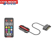 Argb điều khiển cáp 5V 3 pin 3pin để SATA argb điều khiển mini Bộ chuyển đổi Hub LED màu thông minh 