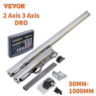VEVOR Linear Scale Encoder 50MM-1000MM 2 Axis 3 Axis Digital Readout for Milling Drilling Grinding Lathe Machine Metal W