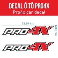 Car Decal for Nissan 4X4 PRO4X TRUCK PICKUP Off Road PICKUP TRUCK.