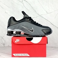 [✅Garansi] Sepatu Nike Shox R4 Black Grey