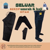 Seluar + Baju Berzip Umrah COTTON // Seluar Umrah Haji // Seluar Solat // Tahan Lasak Lelaki & Perem