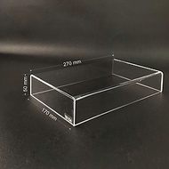Hộp mica không nắp Enter TB104 270x170x50mm mica dày 3mm, Khay chia ngăn kéo hộc tủ, Khay nhựa đựng 