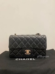 Chanel mini classic flap 20cm 香檳金扣