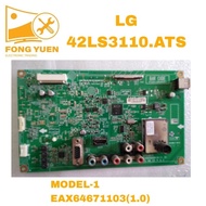 LG TV MAIN BOARD 42LS3110.ATS (MODEL-1)