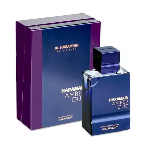 Al Haramain Amber Oud Dubai Night EDP 100ML Unisex, Luxurious Arabian Scent with Bergamot & Tonka Be