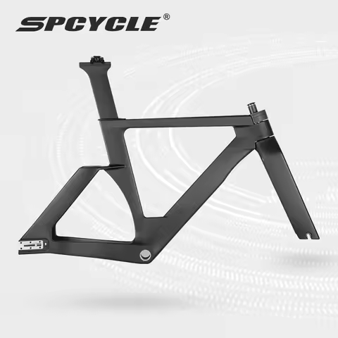 Spcycle 2026 New Carbon Track Bke Frame Modern Geometry 700x28C Fixed Gear Bike Carbon Frameset TR03