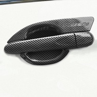 LT For TOYOTA RUSH 2018-2023 carbon fiber pattern car door handle bowl cover,RUSH door handle bowl beauty trim