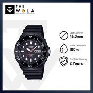 Casio MRW-230H Series Men Analog Watch Black Resin Strap