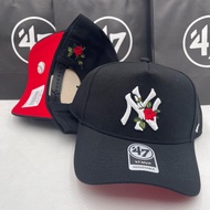 47’MVP cap MLB New York Yankees cap,Curved brim baseball cap, hard top,ADJUSTABLE