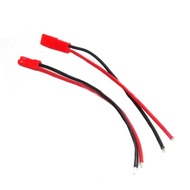 10pairs JST 2-Pin Male Female Connector Plug with Wire 26AWG 100mm Silicone Extension Cable