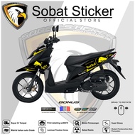 STRIPING BEAT DELUXE 2021-2022 - STRIPING HOLOGRAM HONDA BEAT DELUXE 2021-2022 RED BULL