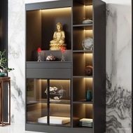 WJBuddha Shrine New Chinese Style Clothes Closet Worship Altar Modern Light Luxury Buddha Cabinet God of Wealth Cabinet