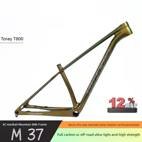 Ultralight M37 XC Hardtail MTB Frame 29ER High Strength Toray Carbon Fiber for Off Road