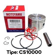 ORIGINAL MOTOYAMA PISTON ASSY seher komplit mesin chainsaw sinso motoyama cs10000 48mm
