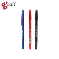 g'soft (จีซอฟท์) ปากกาลูกลื่นเจล g'soft GS007 0.38 รหัส GS007