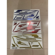 RS150 V1 V2 HONDA WINNER ( 11 ) COM CUT CHROME BODY COVER STRIPE STICKER / GOLD / BLUE / RED / ORANG