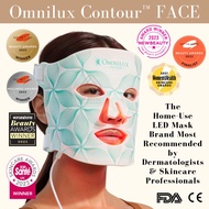 OMNILUX CONTOUR Flexible Silicone Red &amp; Near-Infrared LED Face Mask Light therapy FDA-Cleared Medical-Grade