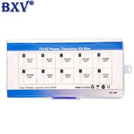 200PCS TO-92 Power Transistor Assortment Kit - 10 Values (NPN & PNP BJT Mix: BC337, 2N2222, S8050) f