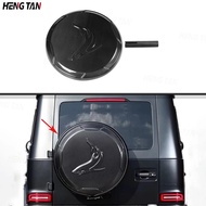 Carbon Fiber Car Spare Wheel Tire Trim Cover Parts For Mercedes Benz G Class W464 W463 G500 G550 G63