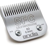 Andis Carbon-Infused Steel UltraEdge Dog Clipper Blade, Size-5 FC, 1/4-Inch Cut Length (64122)