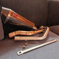 Exhaust Akrapovic exoz Mt15/R15new v3/Gsx150/Cbr 150r new