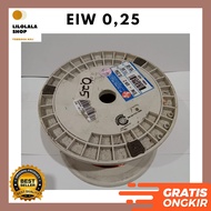 KAWAT TEMBAGA EMAIL 025 EIW 025 0.25 mm GULUNG DINAMO TRAFO TAMIYA GENERATOR SPULL (per ONS)