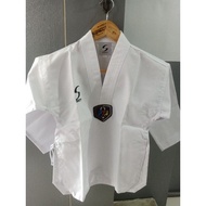 ♠ ♜ ✖ ✴ ▫ Taekwondo Training Uniform  PTA SHIFT(Dobok)with free white belt)