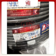 (Meter) Daphaco Electrical Wire 3x6.0mm | Fireproof Gray Coated 3-Core Wire - High Load Bearing